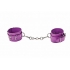 Ouch! Leather Cuffs - Purple One Size Fits Most