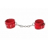 Premium Leather Cuffs in Red for Ultimate Restraint