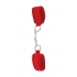 Ouch! Velcro Cuffs - Red Adjustable Restraints