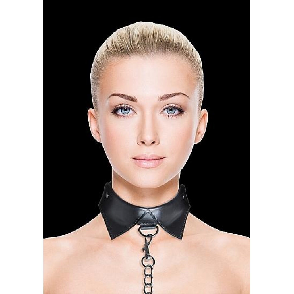 Ouch Exclusive Collar & Leash - Black