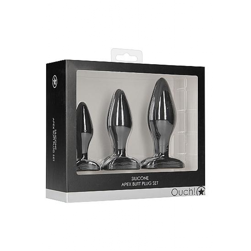 Apex Butt Plug Set - Black