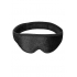 Velvet & Velcro Eye Mask - Adjustable Black