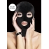 Velvet & Velcro Mask W/ Mouth & Eye Opening - Black