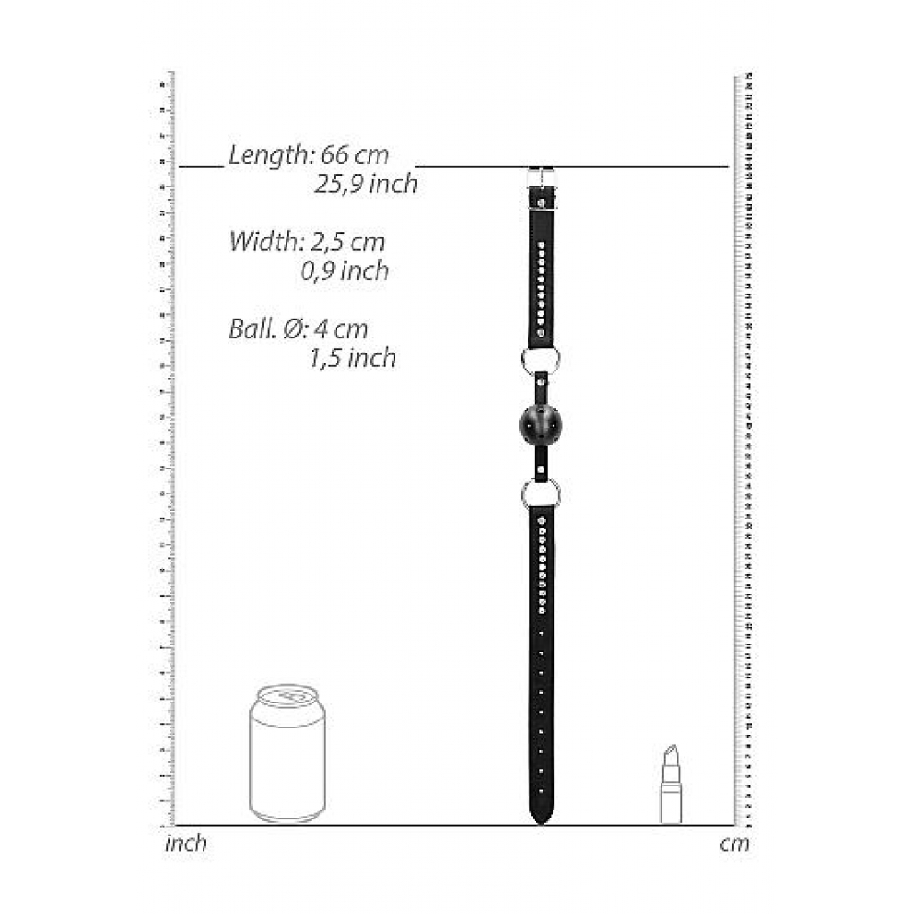 Diamond Studded Breathable Ball Gag