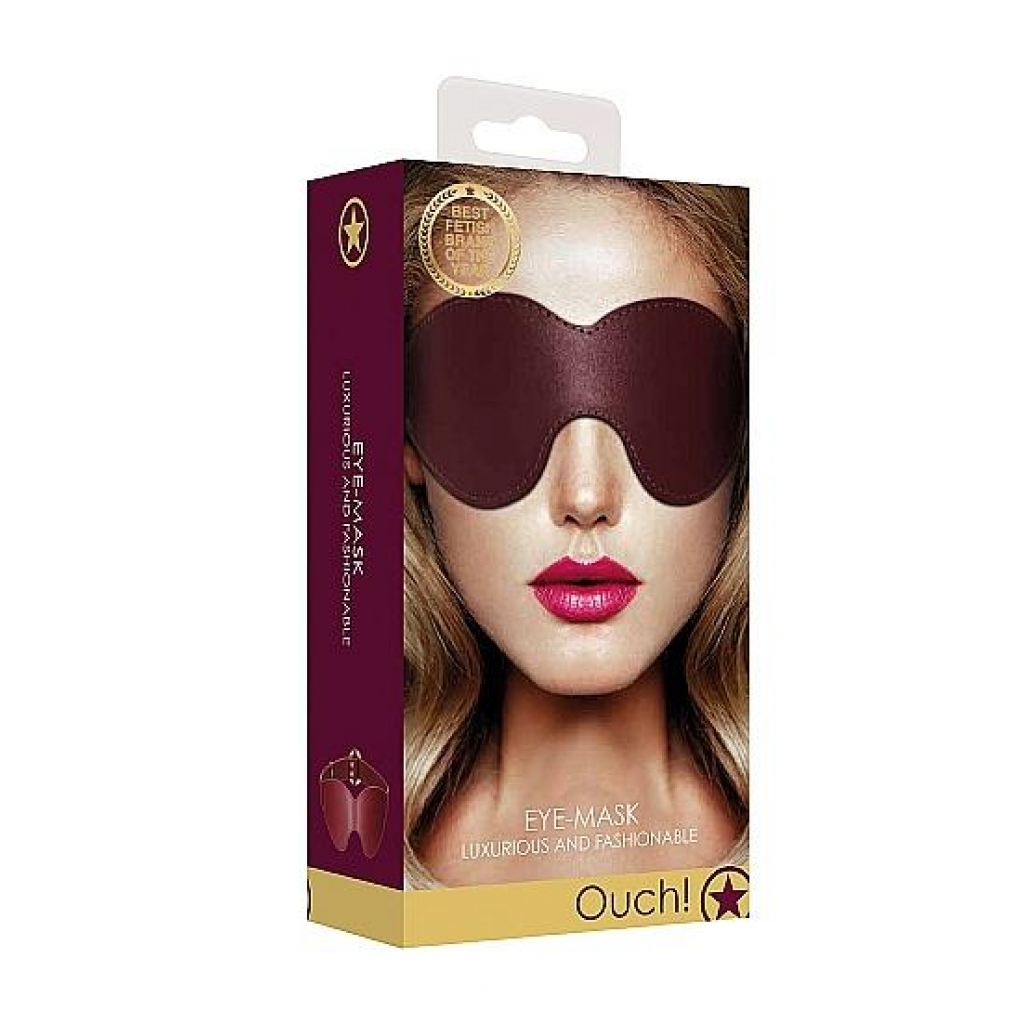 Ouch Halo Eyemask - Burgundy