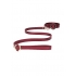 Ouch Halo Collar W/ Leash Burgundy