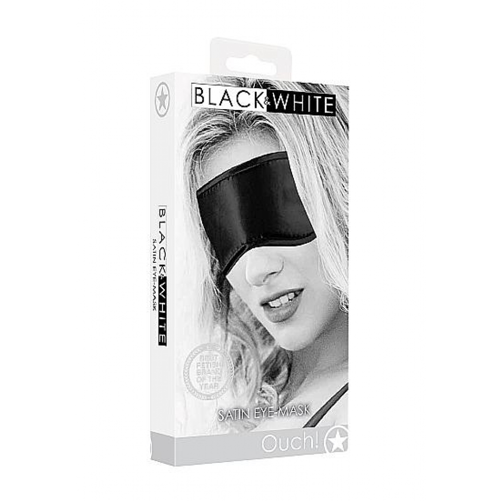 Satin Eye Mask Black - For Ultimate Sensory Play