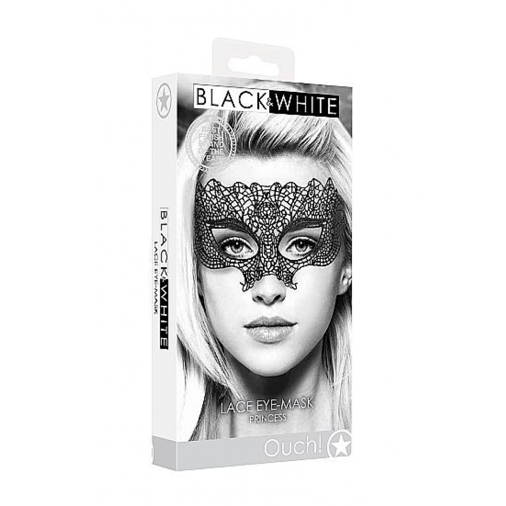 Lace Eye Mask Princess – Black