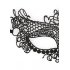 Lace Eye Mask Queen Black - Elegant Sensual Accessory