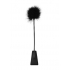 Crop With Feather Tickler - Black