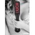 Bonded Leather Paddle - 'Ouch' in Black