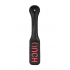 Bonded Leather Paddle - 'Ouch' in Black