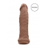 Realrock Penis Sleeve - 6in - Tan