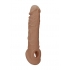 Realrock Penis Sleeve - 8 Inch Tan