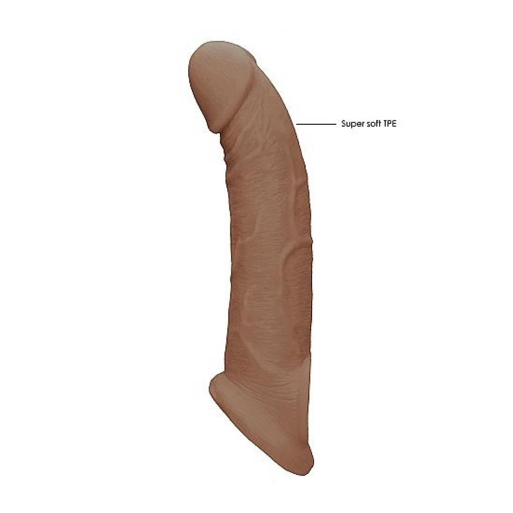 Realrock Penis Sleeve 9in - Tan