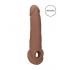 Realrock Penis Sleeve 9in - Tan