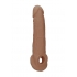 Realrock Penis Sleeve 9in - Tan