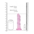 Realrock Non-Realistic 7in Dildo - Clear Design