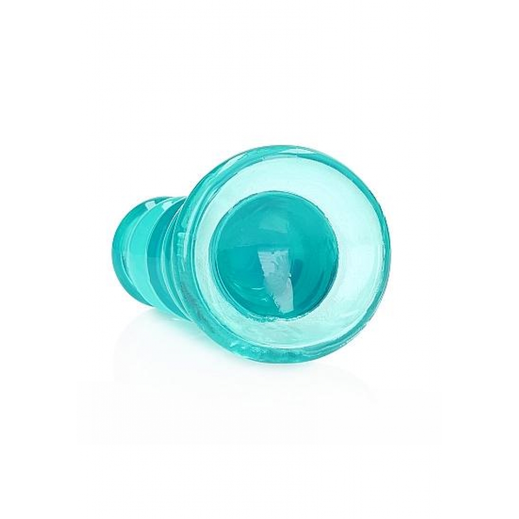 Realrock Curvy Dildo or Butt Plug - Turquoise Teal