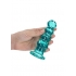 Realrock Curvy Dildo or Butt Plug - Turquoise Teal