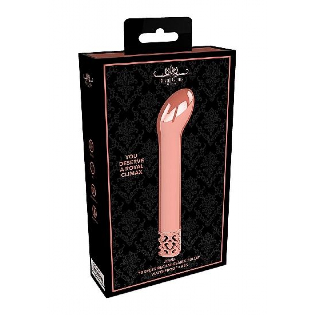 Royal Gems Jewel Rose Bullet Rechargeable - Gold