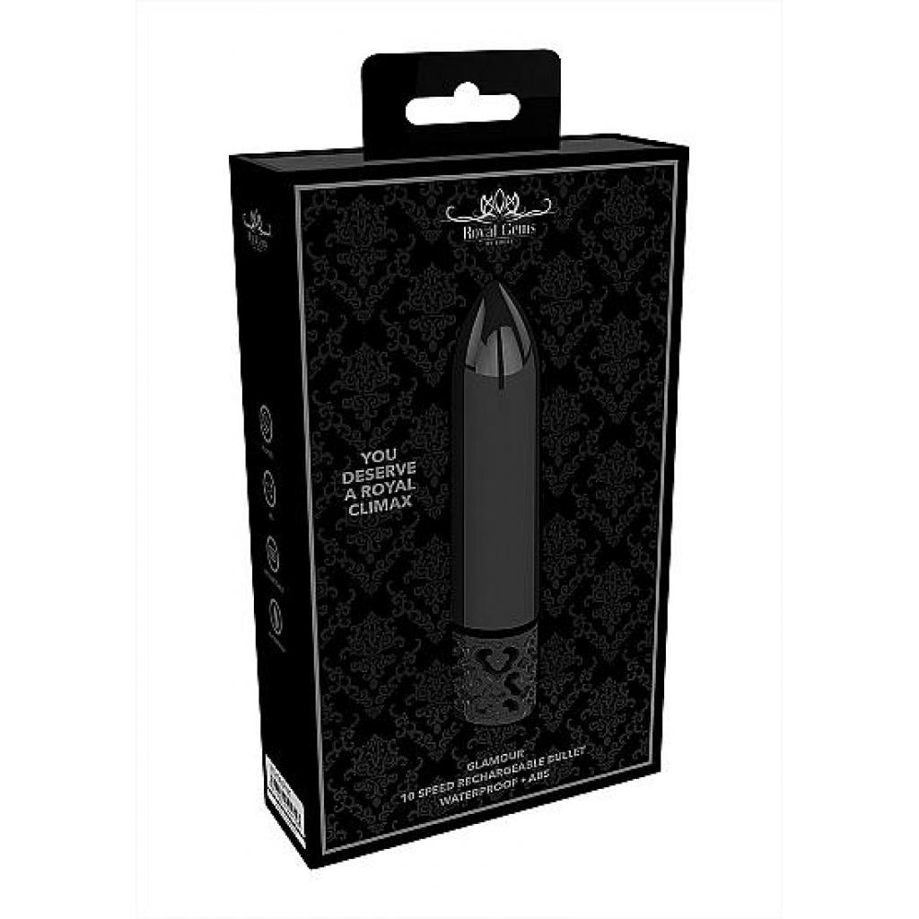 Royal Gems Glamor Powerful Bullet Rechargeable - Gunmetal Smoke