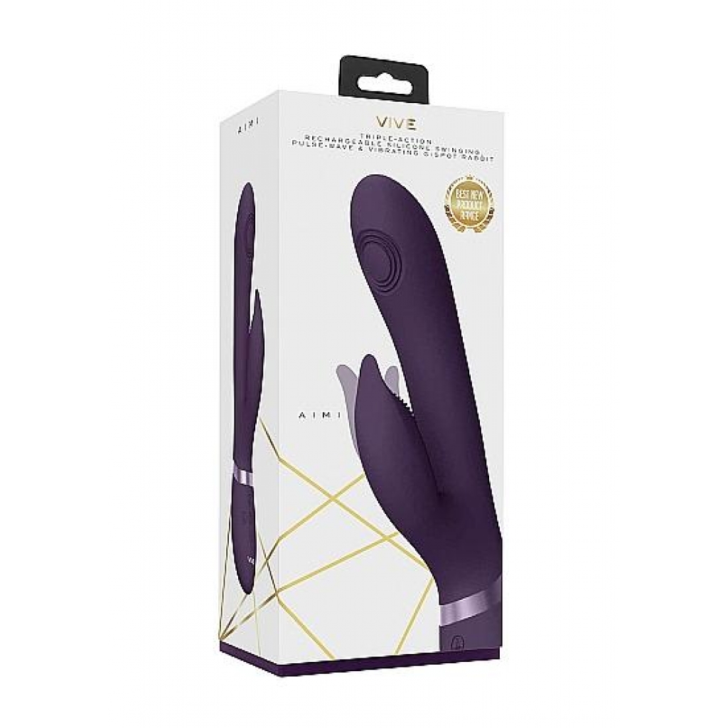 Vive Aimi Pulse Wave & G-Spot Rabbit - Purple