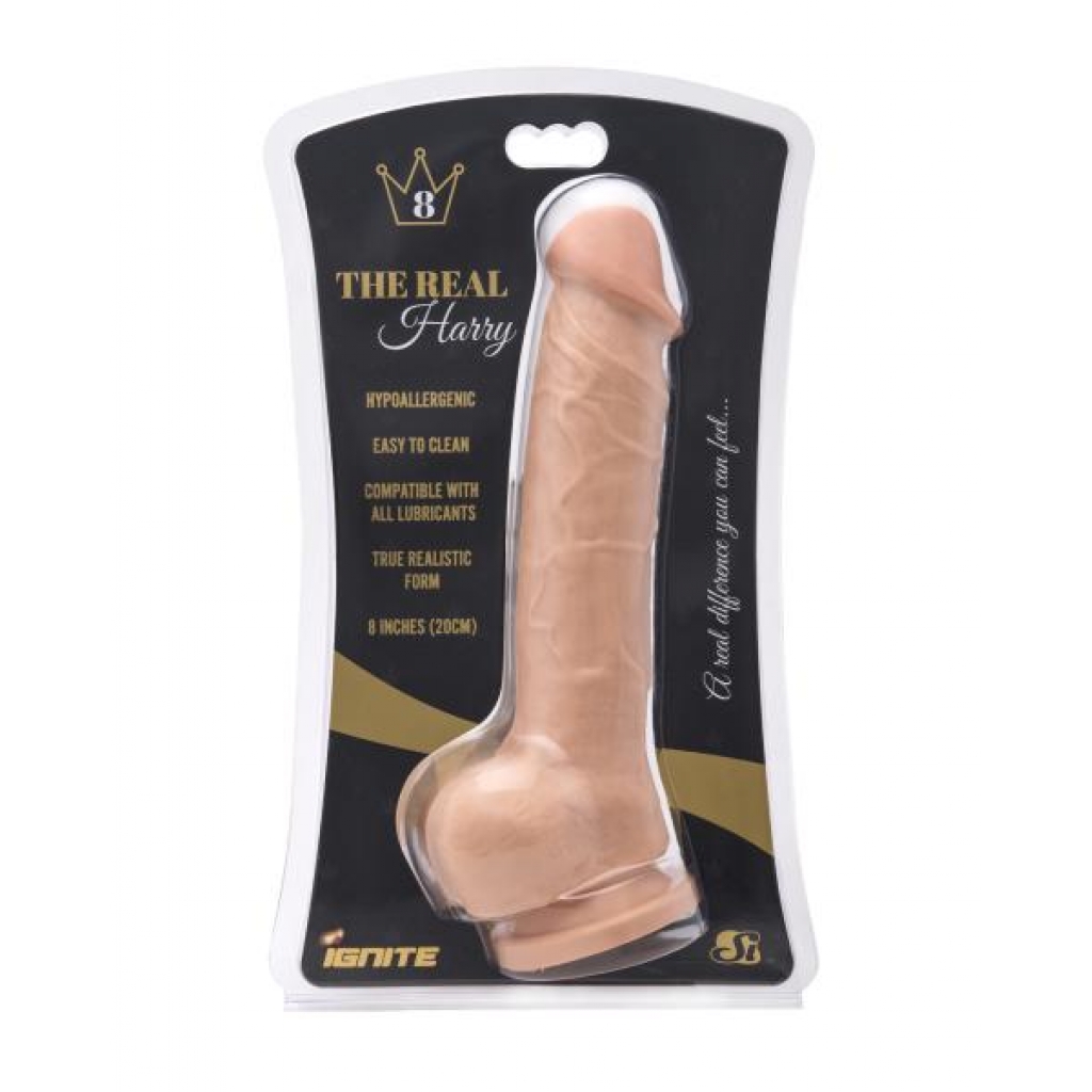 Real Harry Vanilla 8 inches Dildo - Beige