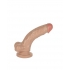 Major Dick Air Force Curved Dildo - Beige