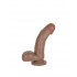 Major Dick Army Curved Dildo - Caramel Tan