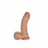 Major Dick Big Balls Dildo - Navy Beige