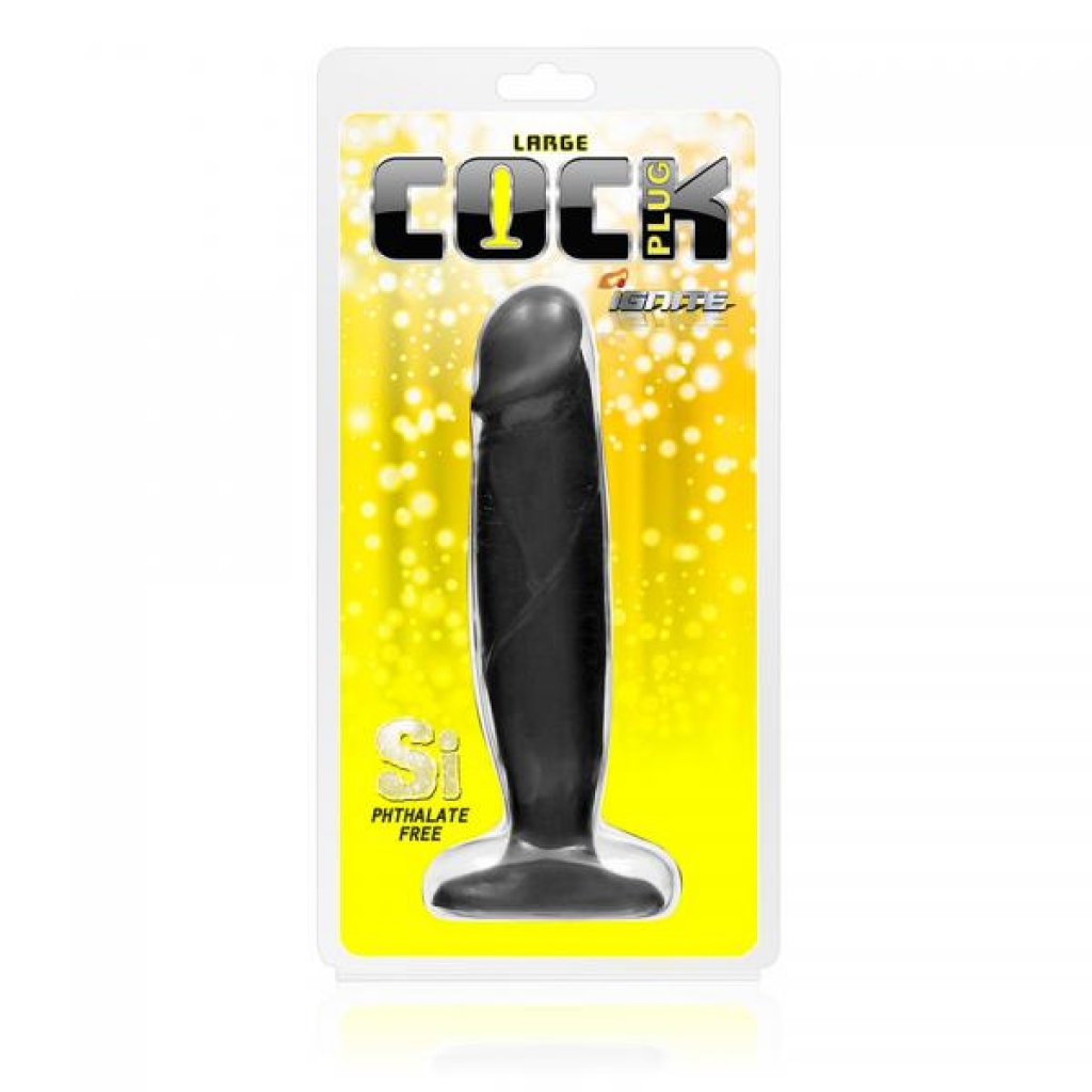 Cock Plug Large Black - Ignite Your Passion