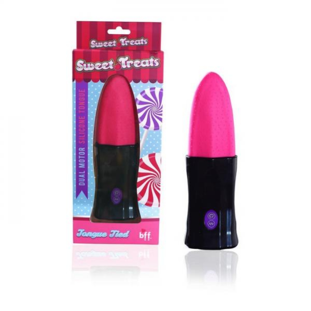 Sweet Treats Tongue Tied Vibrator – Pink