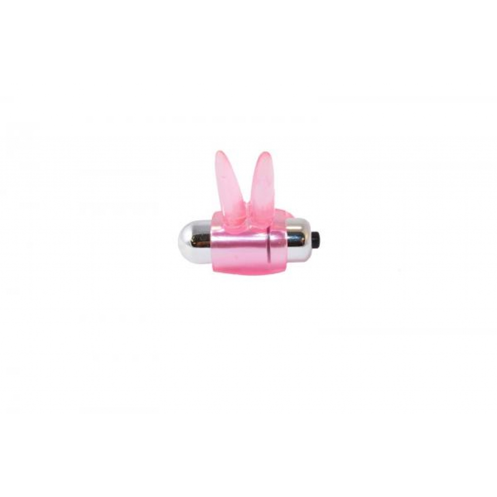 Ribbidy Rabbit Vibrating Cock Ring - Pink