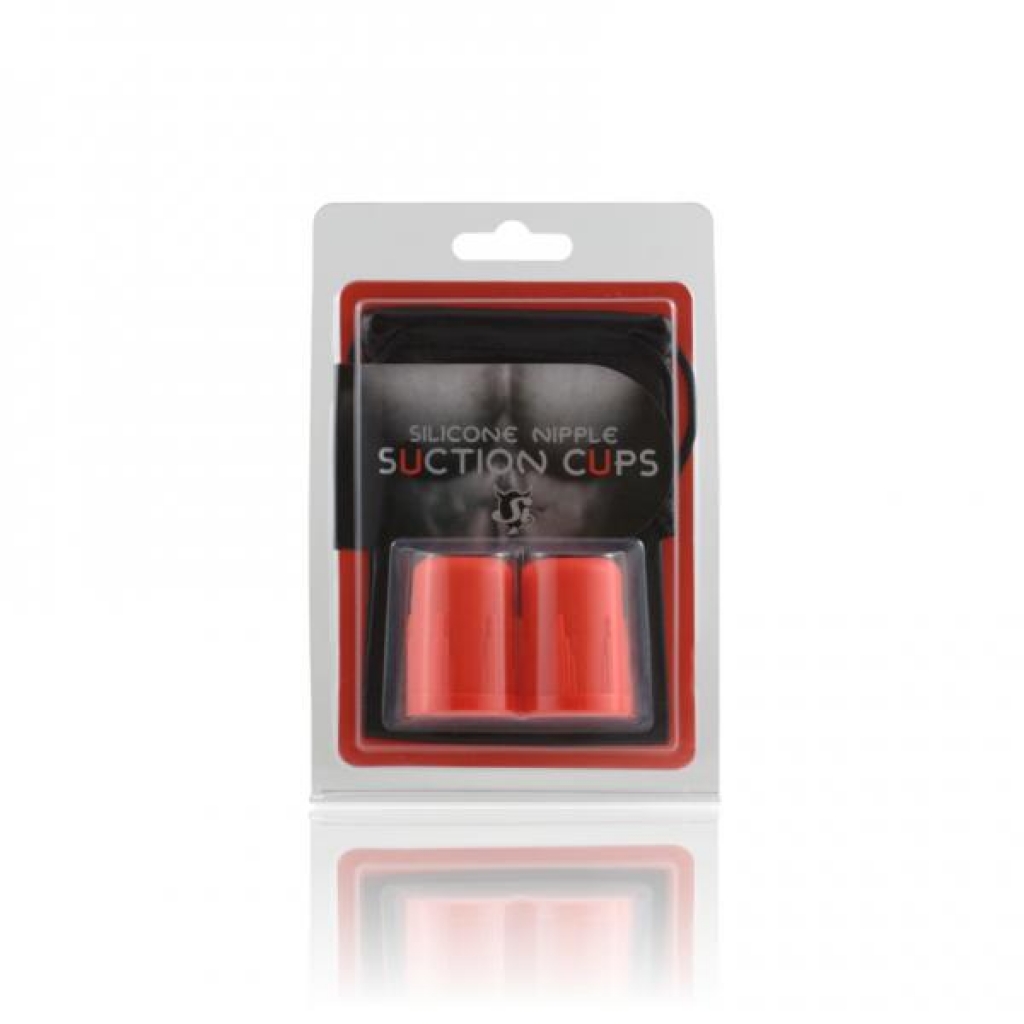 Nipple Suction Cups - Silicone - Red