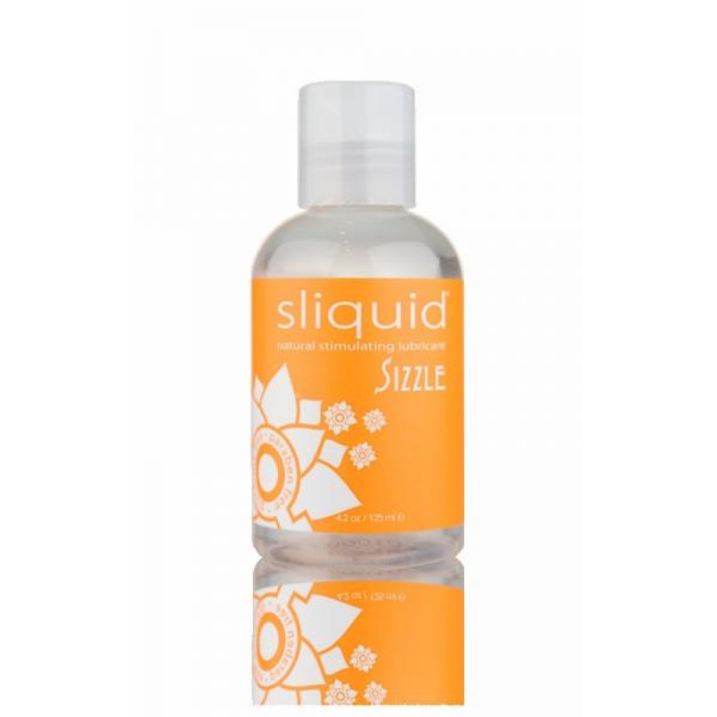 Sliquid Natural Stimulating Lubricant Sizzle - 4.2 oz Clear