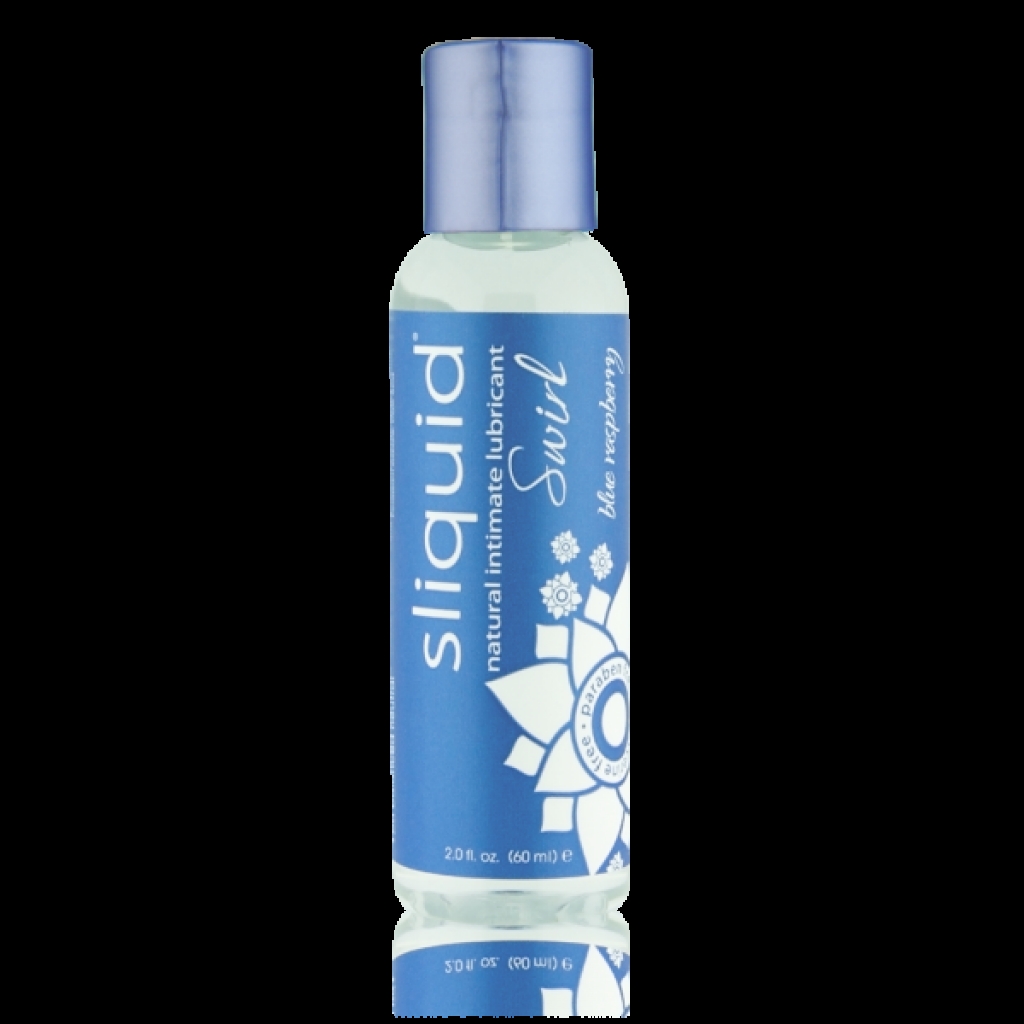 Sliquid Naturals Swirl Lubricant - Blue Raspberry Flavor