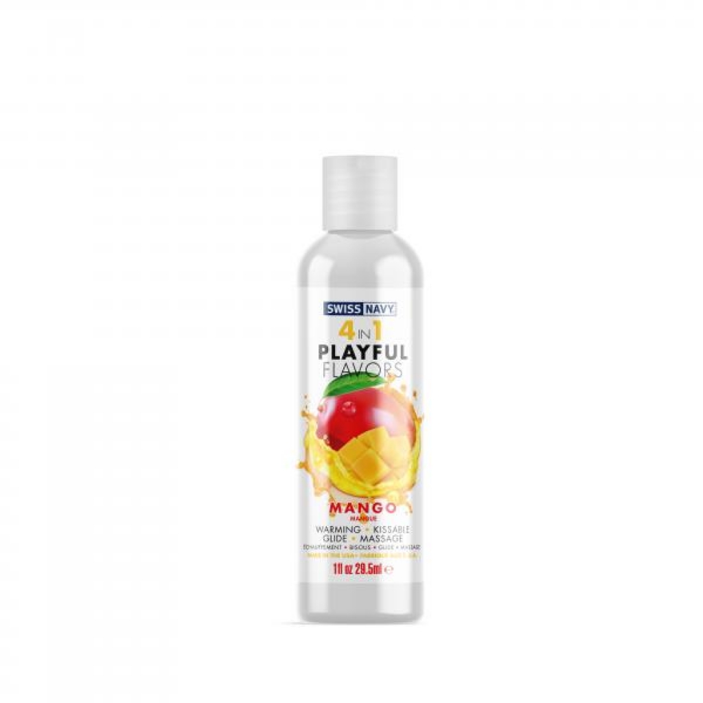 Swiss Navy 4 In 1 Playful Flavors - Mango - 1oz