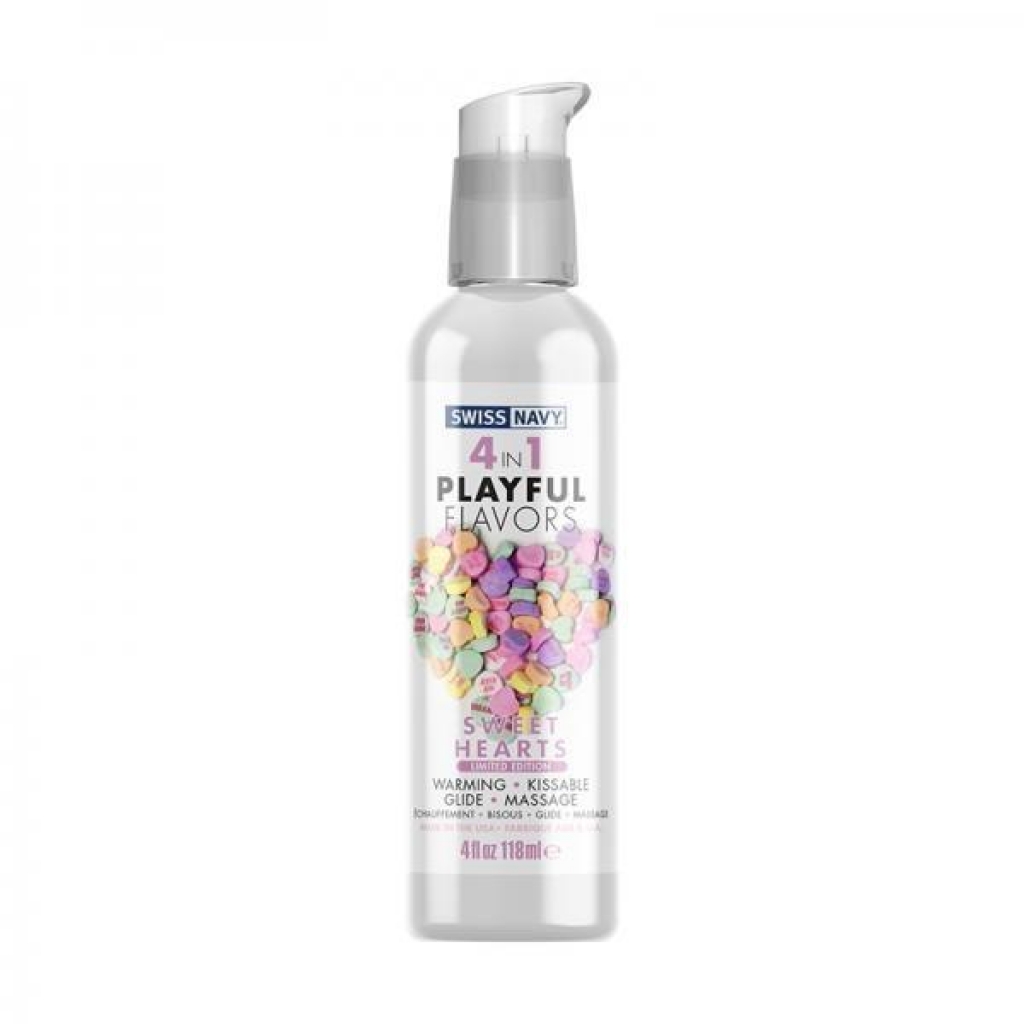 Swiss Navy 4-in-1 Playful Sweet Heart - 4oz of Bliss