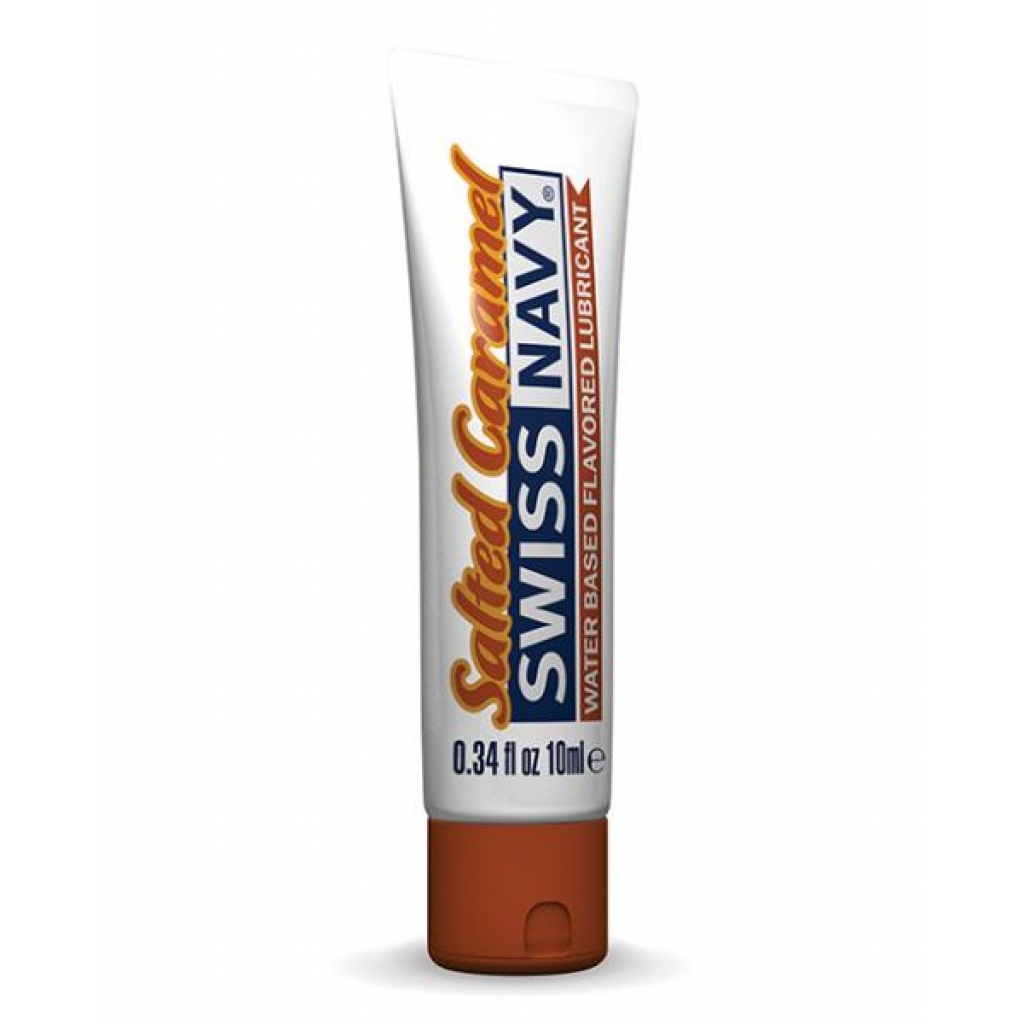 Premium Swiss Navy Salted Caramel Flavored Lube - 10ml