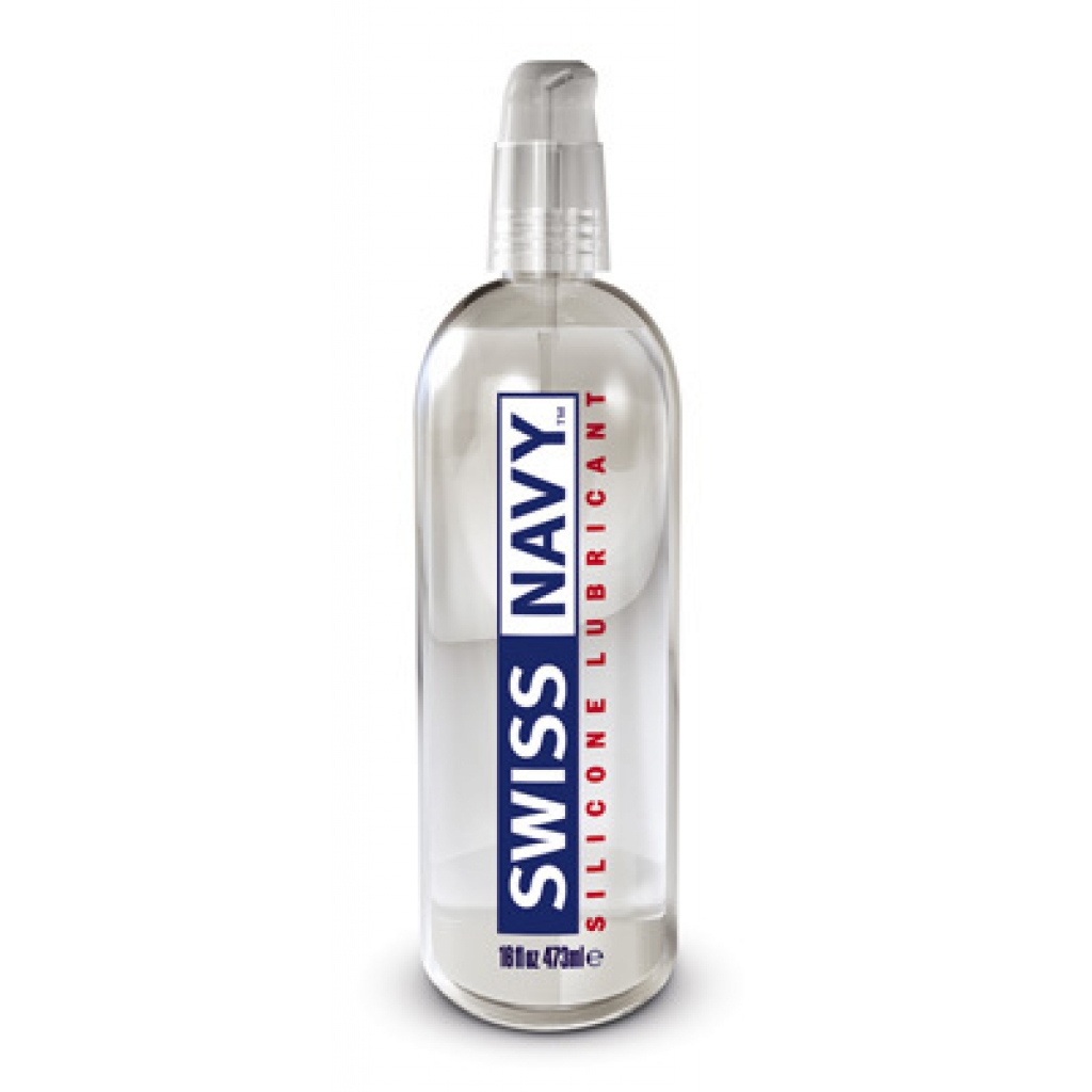 Swiss Navy 16oz - Premium Silicone Lubricant - Clear