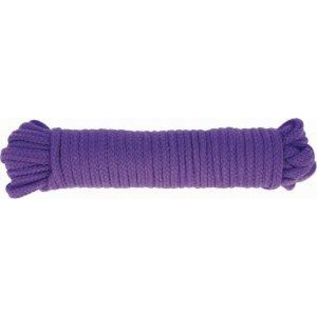 Bondage Soft Rope - 33ft Purple