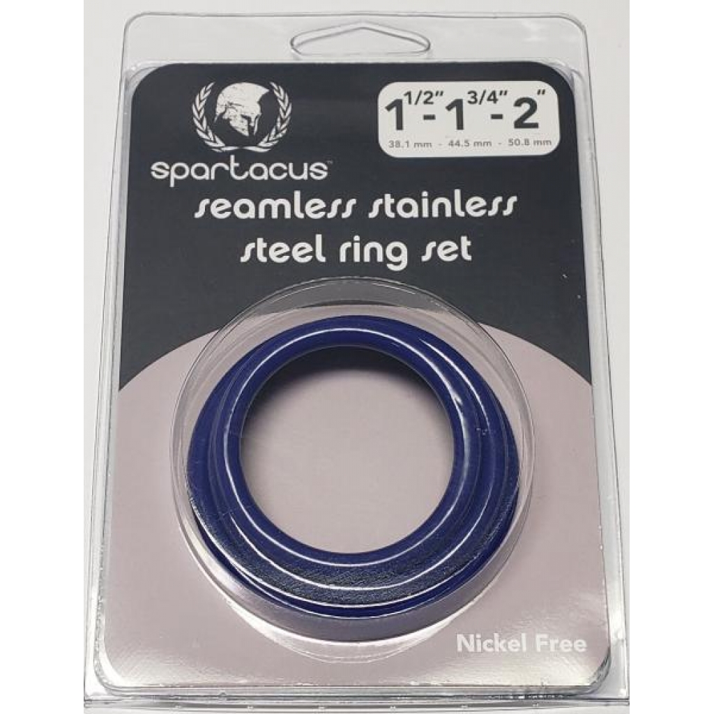 Blue Stainless Steel C-ring Set - Ultimate Support