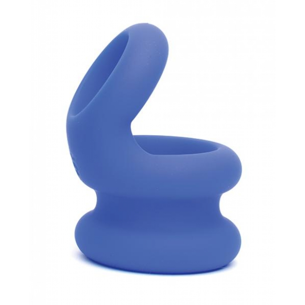 Switch Hitter Blue Multi-purpose Cock Ring and Ball Stretcher