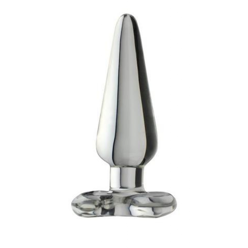 Spade Anal Plug - Clear Medium