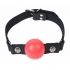 Nickel Free Silicone Ball Gag - Large - Red/Black