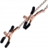 Brat Charmed Nipple Clamps - Gold