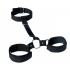 Sex and Mischief Shadow Neck & Wrist Restraint - Black