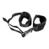 Sex & Mischief Adjustable Handcuff Black - Soft, Reliable Restraint