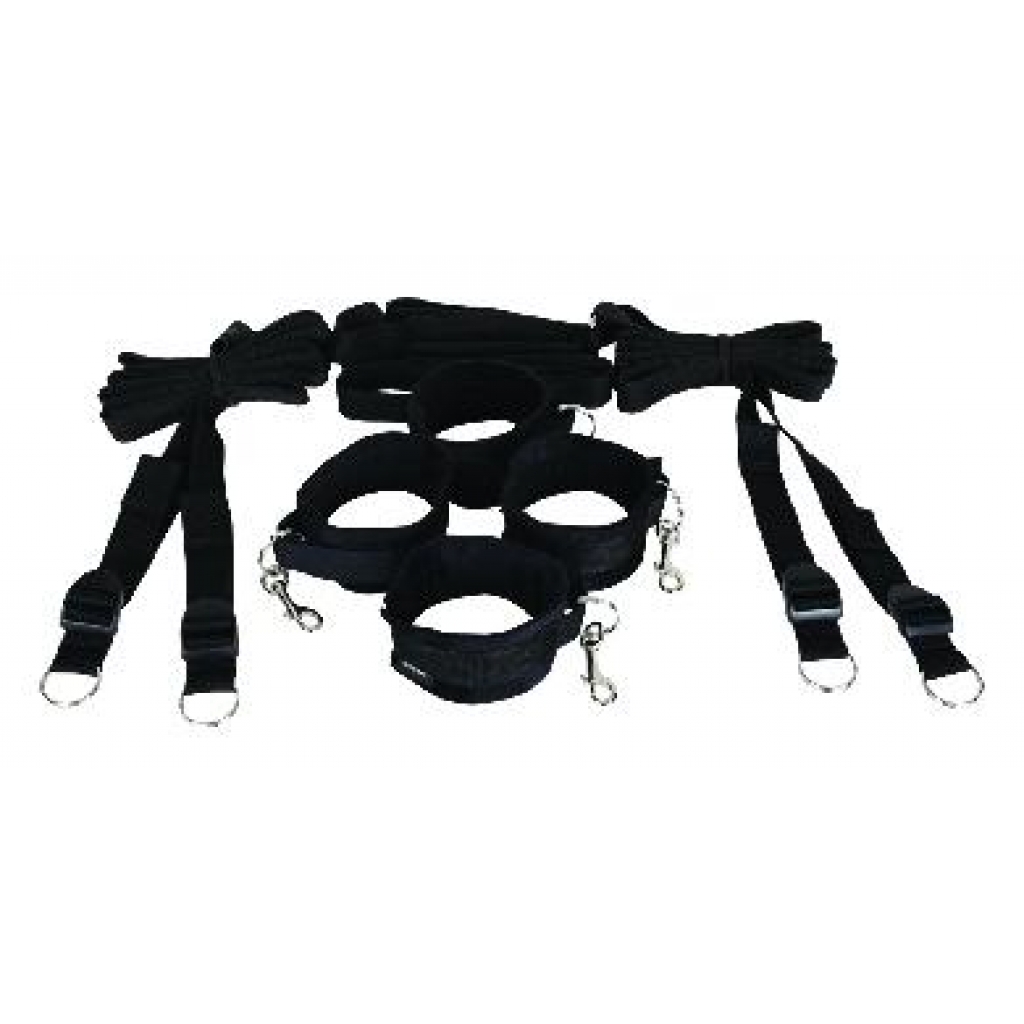 Under the Bed Restraint System - Versatile Black Restraint Set